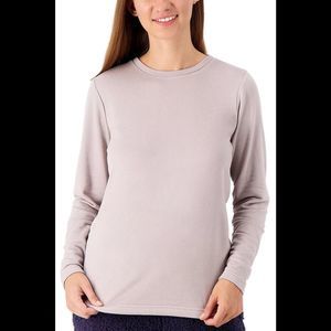 BumbleBella by Jill Martin Classic Long Sleeve Tee Shirt Grey - Regular